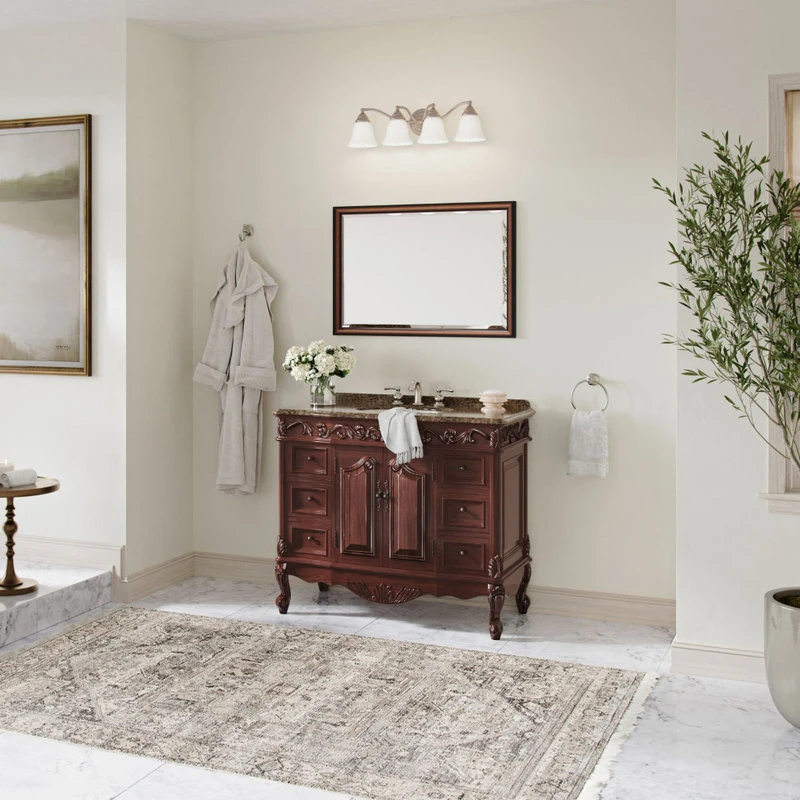 MOD The Agnes Bathroom Vanity, Single Sink, 42", Brown, Freestanding 4 MOD The Agnes Bathroom Vanity, Single Sink, 42", Brown, Freestanding - Image 2