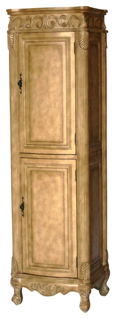 Chinese Arts Inc Antique Style Bathroom Linen Cabinet Model 2917-T